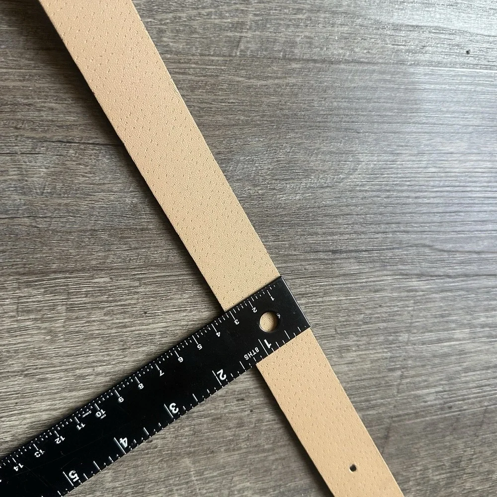 NWT Anthropologie Classic Western Belt Tiger Print Calf Hair M Tan Skinny $78